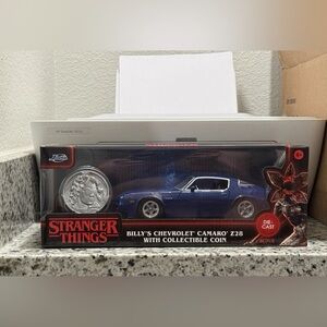 Stranger Things Billy's Chevrolet Camaro Z28 Die-Cast Car - Blue